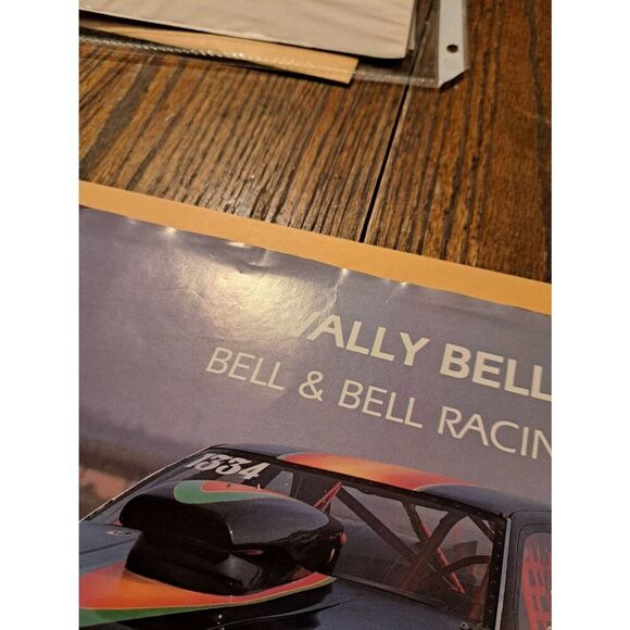 Vintage 1990 Wally Bell Racing U.S. Tour Drag Car Promo Handout 8.5x11 - Picture 5 of 6
